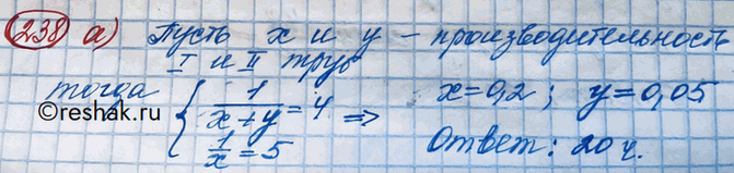 Изображение Упражнение 238 Повторение ГДЗ Никольский 10 класс