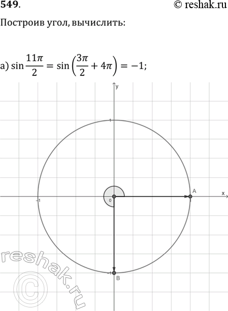 Изображение Упр.549 ГДЗ Никольский Потапов 9 класс